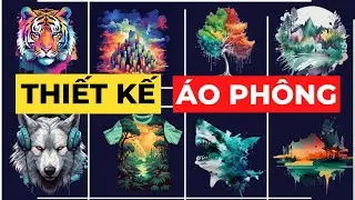 Kiếm Tiền Với Midjourney| Cách Dùng Midjourney Thiết Kế  Áo Phông Trong 6 Phút