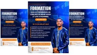 Créer une Affiche PRO de A à Z Sur phiotoshop!
