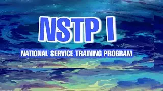 NSTP 1 #1 National Service Training Program