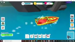 Boat moves randomly Fishing simulator Roblox