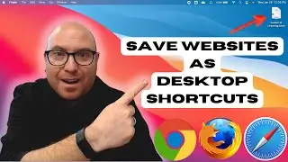 Save Websites as Desktop Shortcuts