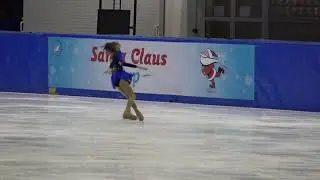 13th Santa Claus Cup 2019: Liubov Zholobova(UKR) - Mini Cubs Girls ISU 8 Free Skating