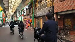 Osaka Walk 4K | Nishinari: Retro Shopping Arcade & Deep Local Side Streets [ASMR]
