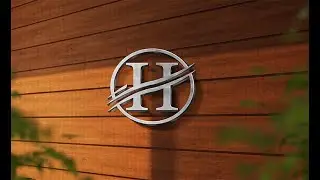 How to make Alphabetic logo in adobe illustrator cc !! H letter LOGO
