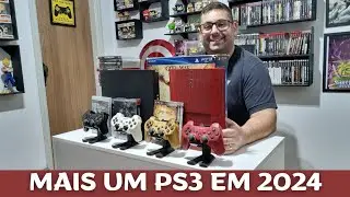 COLEÇÃO DE PS3 em 2024 | PS3 GOD OF WAR ASCENSION SUPER SLIM