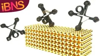 DIY Mini Magnet Stick Men - Fun with magnet balls and the AnyCubic Photon 3D Printer