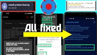 Setedit permission error fixed | comment answers |setedit all bug fixed
