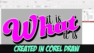 Creating Intricate Text in Corel Draw