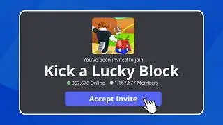 How to Join Kick a Lucky Block Discord Server (Roblox)
