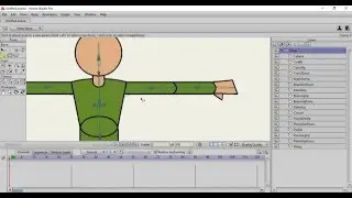 Tutorial Anime Studio pro 11 - Cómo crear un personaje sencillo - Animar el orden de las capas
