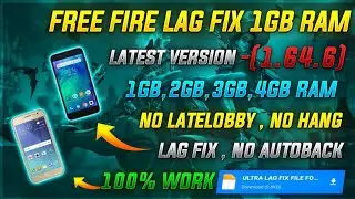 (1.64.6) Free Fire Lag Fix Config | Free Fire Lag Fix 1gb Ram Config File | Ff Lag Fix Config File