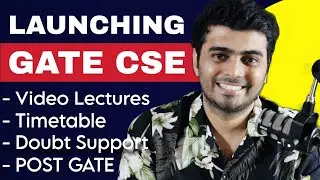 GRAND LAUNCH OF GATE CSE (April 5) | Star faculty ready with his Gandiva 🏹