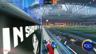 Crazy clip in rocket league overtime goal