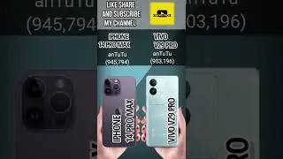 iPhone 14 Pro max Vs Vivo v29 Pro antutu difference