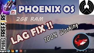 Phoenix OS LAG FIX !! 100% Working 2021 Free Fire සිංහලෙන් |New ROG|DARKMATTER |TECHDROCK 