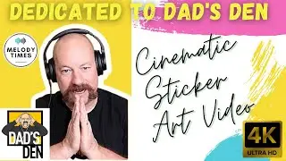 Dedicated to Dad's den family 4K | love from Tamil Nadu | Vinyl Sticker Art.