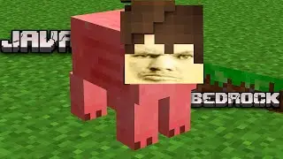 JAVA + BEDROCK MINECRAFT  С ТЯНОЧКОЙ (извините барни)|оценка каналов в придачу