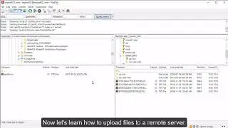 Filezilla - Uploading Files
