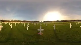 Visite 360° cimetière américain Neuville-en-Condroz
