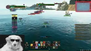 Ashes of Creation Bard PvP - lighthouse 5v8 vs POLAR