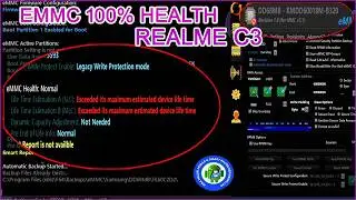 Realme c3 emmc health repair Without Data Loss F64 box || Mtk Cpu EMMC repair Without Data Loss 2026