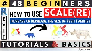 #48 Beginners / How to SCALE Revit Families / Revit Tutorials & Basics / #revit #createghar