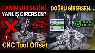 CNC'de Takım Yönetimi: T Komutu, M06 ve Offset