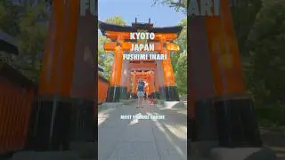 🇯🇵 Most Famous Shrine, Fushimi Inari, Kyoto, Japan #shorts #travel #solo #japan