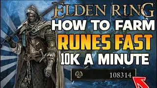 Elden Ring - 10K RUNES in 60 SECONDS! Fast Leveling EASY!