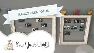 Como hacer un marco para fotos tipo Polaroid #DIY