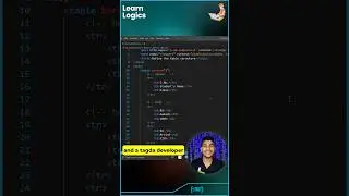 6/35: Learn to refine tables using thead,tbody & tfoot | HTML Shorts Series | 
