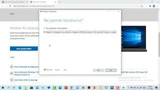 USB Belleği Windows 10 Kurulum Diski Yapma
