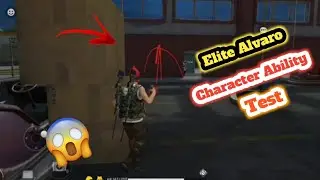 Elite Alvaro Character || Elite Alvaro Character Ability Test || Free Fire Advance Server