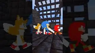 Dr. Livesey walking Meme but it's Sonic in Minecraft
