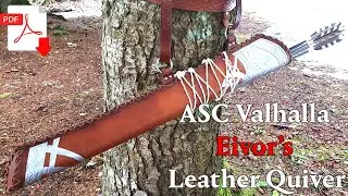 How To Make Eivor's Leather Quiver from The Game Assassin's Creed Valhalla - Leatherwork
