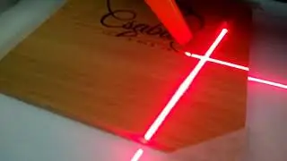 k40 laser for sale (smoothieboard upgrade, motor+bumper, crossed lasers)