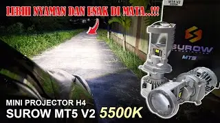 Review Mini Projector H4 Surow MT5 V2 5500K