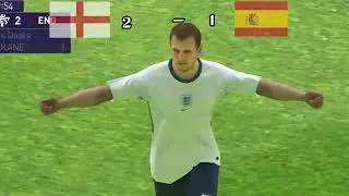 England vs Spain pes match highlight