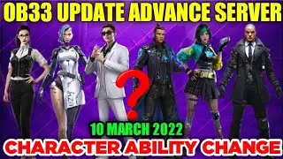 OB33 UPDATE ADVANCE SERVER CHARACTER ABILITY CHANGE|CHRONO,A124,SKYLER ABILITY CHANGE ADVANCE SERVER