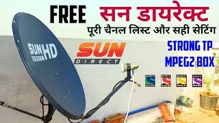 Sun direct 91.5 East Antina setting and Strong tp | Measat 91.5e Mpeg2 and Mpeg4 tp
