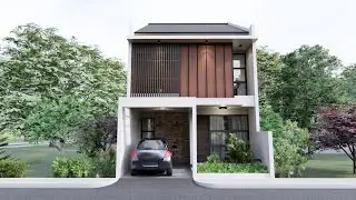 Rumahnya simple tapi elegan di lahan 6 x 12 meter
