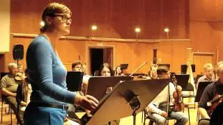 Kasarova rehearsal Jeanne D'Arc aria by Tchaikovsky