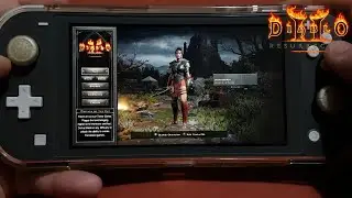 Diablo 2: Resurrected on Nintendo Switch Lite