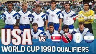 USA World Cup 1990 Qualification All Matches Highlights | Road to Italy