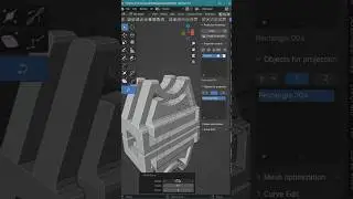 Projection Modeling Blender 3d #shorts