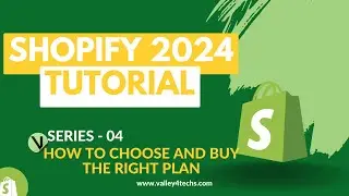Shopify 2024 tutorial for beginners | How to Choose and Buy the Right Plan