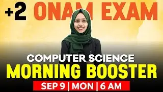 Plus Two Computer Science | Onam Morning Booster | Exam Winner Plus Two