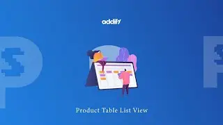 Prestashop Products Table List View Module by Addify