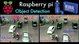 Raspberry pi Object Detection YOLOv4 vs. YOLOv4-tiny Compare