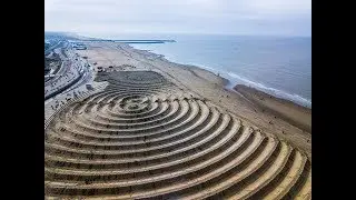 Ringen aan zee- Scheveningen- Zandkunstwerk